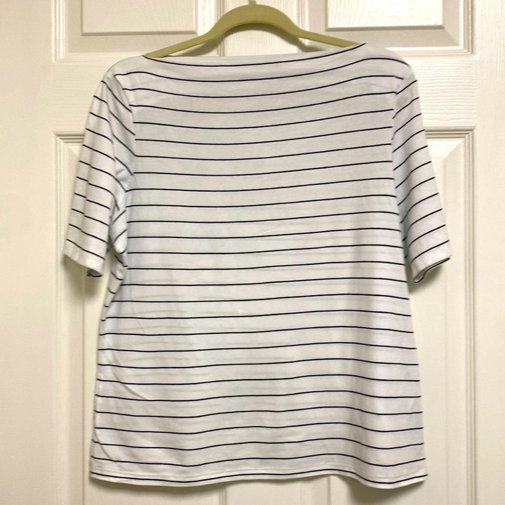 Sigrid Olsin Black striped T-shirt